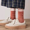 （需下单10双）【YW】无忧购（35元10双）韩版百搭ins潮日系复古堆堆袜中筒袜8006（截单后7天发货) 商品缩略图4