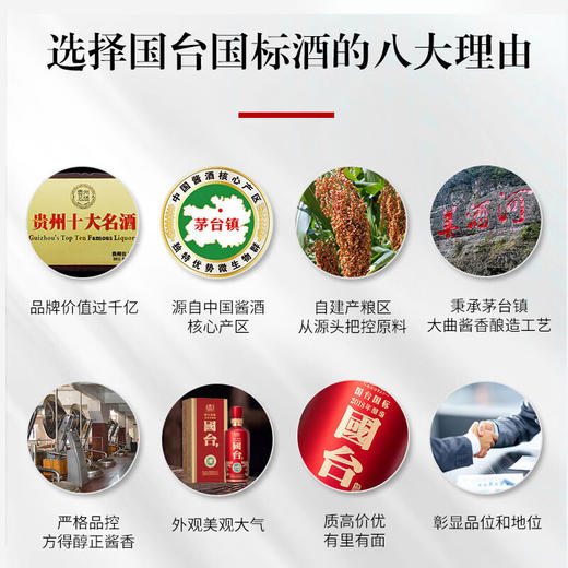 国台 国标2018年酿造 53度 500ml酱香型白酒500mL单瓶装 商品图1