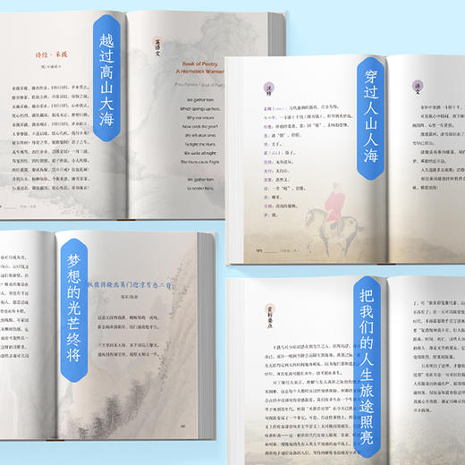 《读书，带我去山外边的海》精装版 | 陈行甲 主编 许渊冲 译 陈昶羽 注析 商品图2