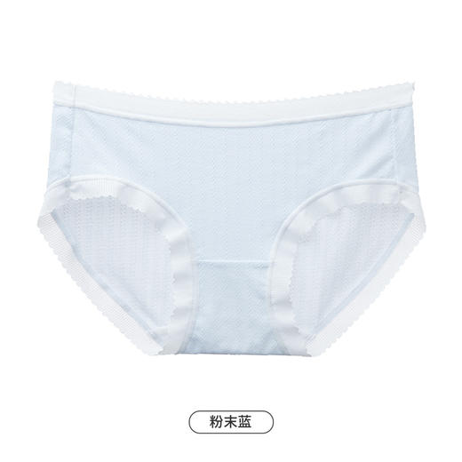 都市丽人健康木代尔系列纤柔绵内裤女锦提花女士内裤低腰平角内裤LK45B3 商品图7