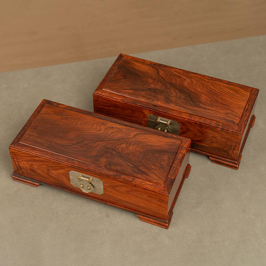 黄花梨独板文房盒（一对） 商品图1
