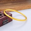 【限时克减150元】足金999.9 【油亮实心】古法传承(面宽约3.6-3.8mm)古法光圈古法素圈固口古法手镯(GFSZW00020-05)（预售产品下单后不退款不退货不换货不补差价） 商品缩略图1