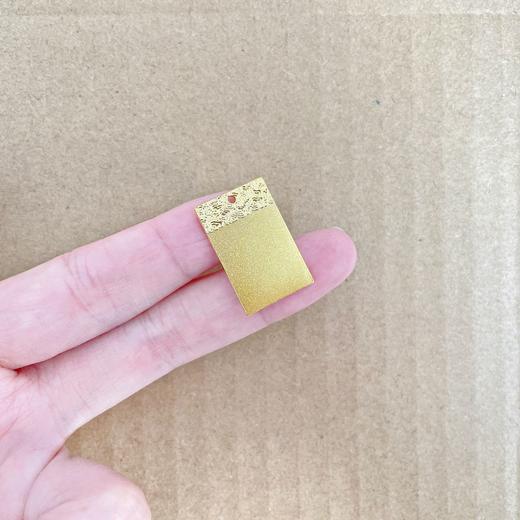 【限时克减128元】足金999.9 【10克】古法实心无事牌方牌吊坠无事牌吊坠(GFDZW00035-02)（预售产品下单后不退款不退货不换货不补差价） 商品图2