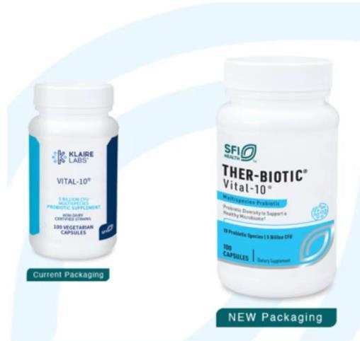 高效低敏益生菌益生元混合胶囊(冷藏) Vital-10® 商品图1