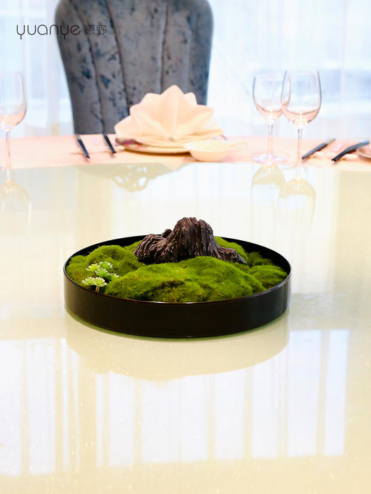 新中式酒店餐桌花摆花高档仿真花假花花艺摆件客厅圆桌摆设装饰花 商品图3