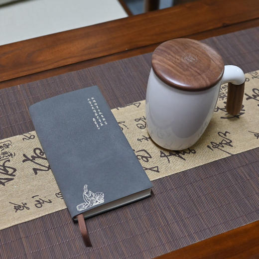 羽诗制造出品 书香致远套装笔记本白瓷杯文创礼盒 商品图0