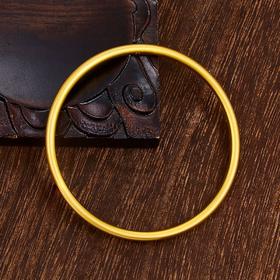 【限时克减150元】足金999.9 【油亮半空心】古法传承(面宽约3.1-3.3mm)古法光圈古法素圈固口古法手镯(GFSZW00022-06)（预售产品下单后不退款不退货不换货不补差价）