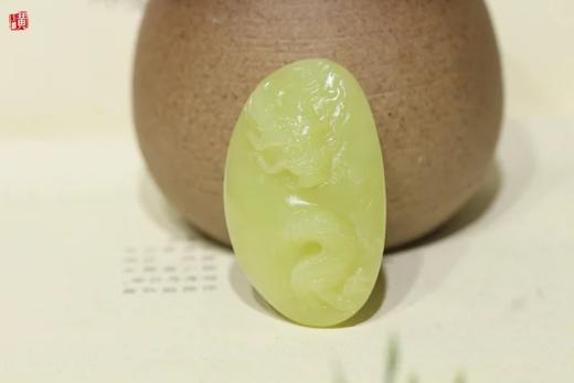和田黄玉【祥龙】吊坠 配精美挂绳 商品图0