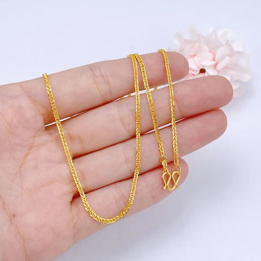 【限时克减128元】足金999 (足金999字印)5G黄金肖邦链项链(5GXL00054)（预售产品下单后不退款不退货不换货不补差价）（预售产品下单后不退款不退货不换货不补差价） 商品图2