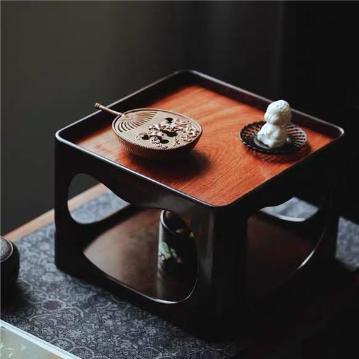 紫光檀+缅花【云清】香几 商品图4