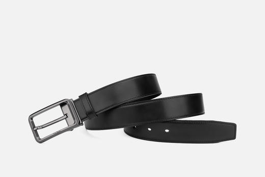 皮尔卡丹皮带男士真皮头层牛皮裤腰带新潮针扣皮带男款 商品图1