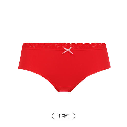 都市丽人基础系列舒肤棉内裤女纯棉女士内裤低腰平角内裤LK45B1 商品图8