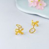 【限时克减150元】足金999 (足金999字印)5G黄金镂空蝴蝶结耳钉(5GES00367)（预售产品下单后不退款不退货不换货不补差（预售产品下单后不退款不退货不换货不补差 商品缩略图1