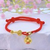 【限时7.5折】【定价黄金】足金 #小胖福 #小红书 3D硬金空心烤漆小胖福如意手串幸运红绳调节成品手串(AA3DSC00319)（预售产品下单后不退款不退货不换货不补差价） 商品缩略图1