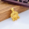 【限时7.5折】【定价黄金】足金999 (足金999字印)5G黄金古法工艺双面镂空铃铛如意福字锁包吊坠(5GGFDZ00001)（预售产品下单后不退款不退货不换货不补差价） 商品缩略图1