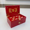 【限时克减150元】足金#婚庆 黄金万两金元宝二十枚装摆件礼盒婚庆礼盒陪嫁嫁妆订婚聘礼摆件礼盒(ATBJ00025)（预售产品下单后不退款不退货不换货不补差价） 商品缩略图2