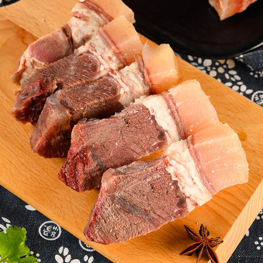 紫光园红烧牛头肉，8袋组合，百年老号，优质牧场科学饲养，传统工艺制作，老汤酱制，肉质细腻有弹性，香浓回味，紫光园出品，信得过M 商品图3