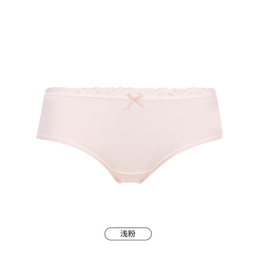 都市丽人基础系列舒肤棉内裤女纯棉女士内裤低腰平角内裤LK45B1 商品图4