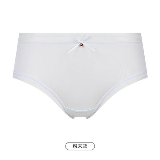 都市丽人基础系列薄透丝滑内裤女锦纶女士内裤速干中腰平角内裤LK45C2 商品图8