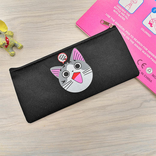 【9.9/任选2件！】儿童卡通帆布笔袋小学生笔袋，可爱文具袋简约铅笔袋牛津布笔袋，小身材大容量，满足更多储存空间！ 商品图5