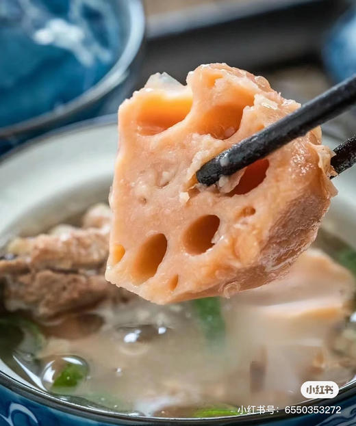 九孔粉藕，鲜、粉、拉丝！秋冬季节，天气干燥，适合吃藕！大小个均匀，塑封包装！一袋3斤左右 商品图1