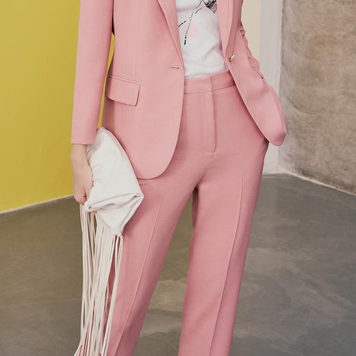 EITIE爱特爱春季新款通勤时尚百搭西装裤女7305012 商品图4