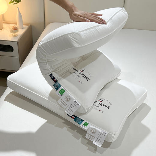 【79元/2个】60s新疆长绒棉五星级酒店立体枕 商品图3