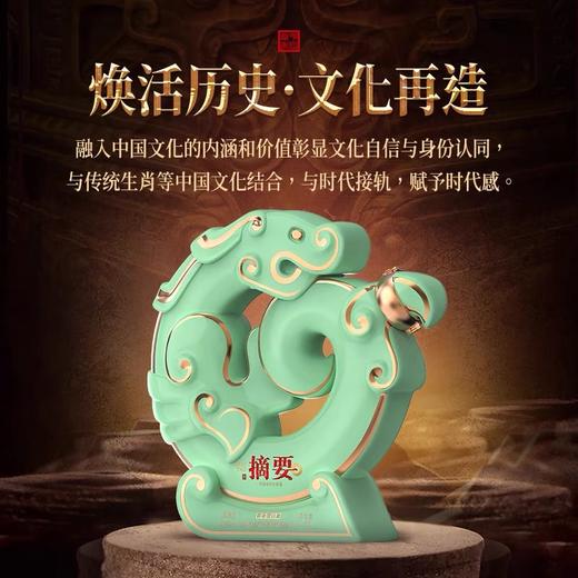 【新品】【酒厂自营】摘要甲辰龙年生肖1500ml酱香酒53°白酒 商品图1