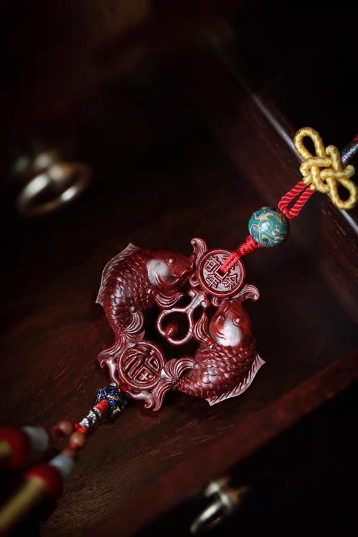 年年有余°紫檀挂件 商品图1