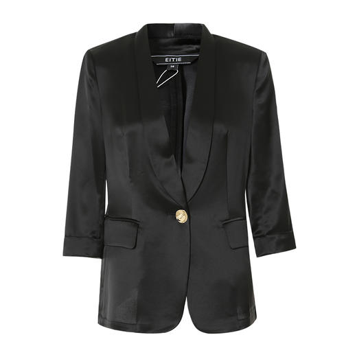 EITIE爱特爱春季新款大气纯色七分袖西装外套女7303011 商品图5