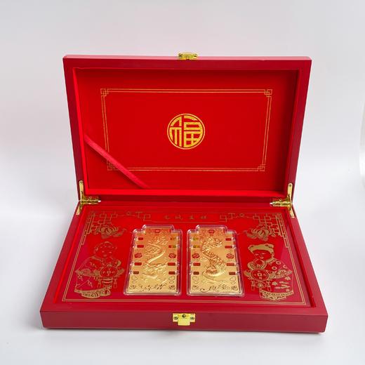 【限时克减150元】足金#婚庆 龙凤呈祥摆件礼盒婚庆礼盒陪嫁嫁妆订婚喜结良缘摆件礼盒（配精美包装/手提袋、NGTC国检证书)(ATBJ00023)（预售产品下单后不退款不退货不换货不补差价） 商品图2