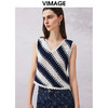 VIMAGE纬漫纪夏季新款显瘦休闲无袖针织衫V2101711 商品缩略图2