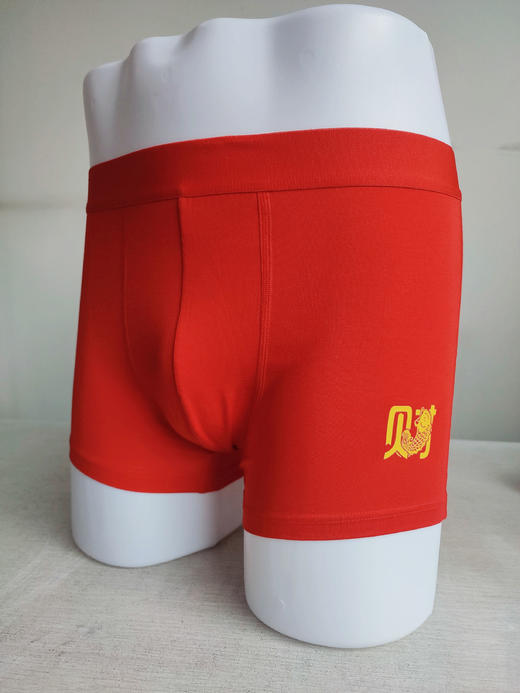 新春特别企划男式莫代尔红短裤WD035 商品图2