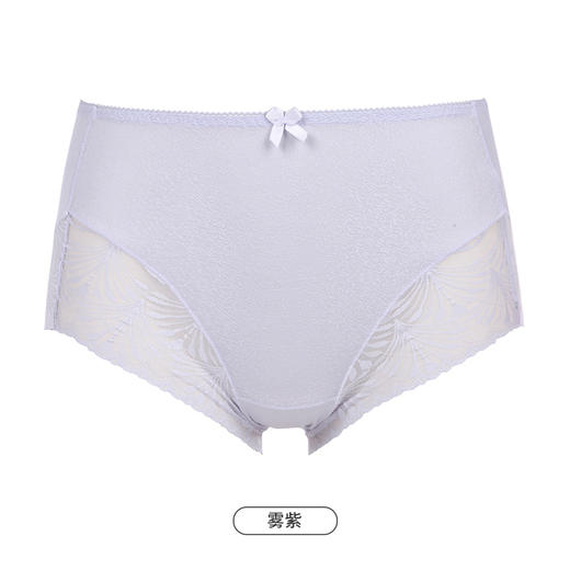 都市丽人基础系列宽版包覆内裤女蕾丝女士内裤中腰平角内裤LK45G1 商品图9