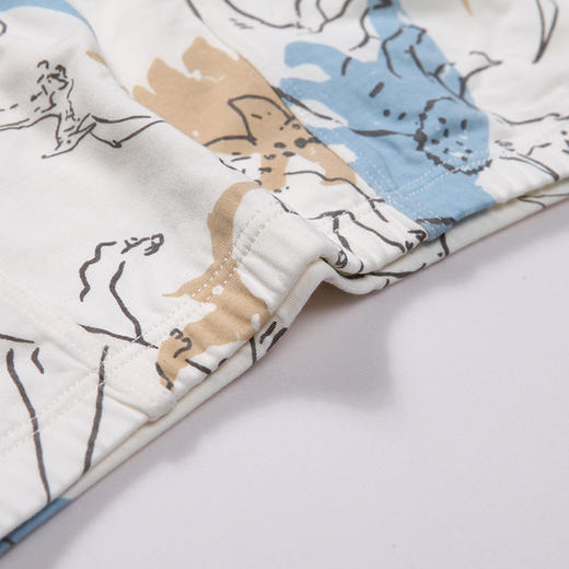 都市丽人眯雅佳时尚系列纤柔绵男童人棉童装内裤儿童平角内裤JK4B06 商品图1