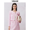 VIMAGE纬漫纪春季新款气质高级感小香风通勤显瘦短外套V2103710 商品缩略图0