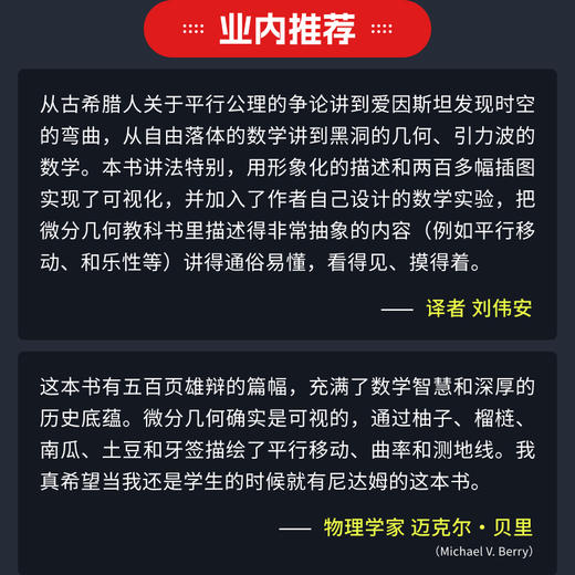 可视化微分几何和形式：一部五幕数学正剧 微分几何 微分形式 可视化 几何 相对论 大中专教材 商品图4