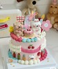 【臻品系列】---手绘立体奶油霜公仔【多巴胺可爱公仔】动物蛋糕情人节，七夕，520款蛋糕 商品缩略图0