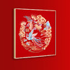 多喜爱婚庆刺绣装饰画  喜嫁装饰系列 喜结同心cs 商品缩略图2