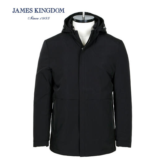 【专柜白鹅绒  】占姆士男士秋冬商务休闲白鹅绒羽绒服  一款2色  藏青/黑色 商品图1