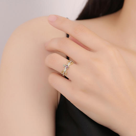 Victoria维多利亚早期 | 皇家石榴石戒指 商品图4