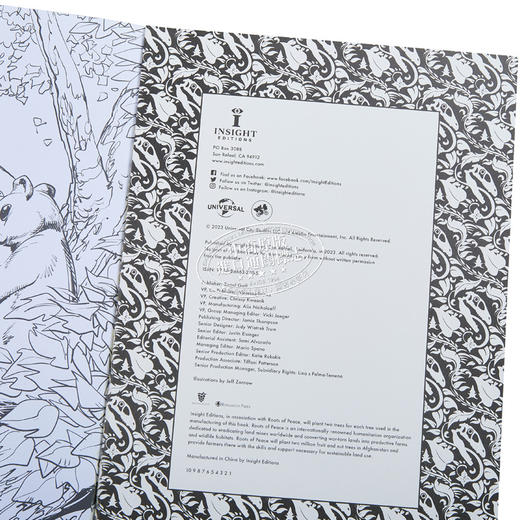 预售 【中商原版】侏罗纪世界 涂色书 英文原版 Jurassic World The  Coloring Book Insight Editions 涂色书 影视相关 商品图2