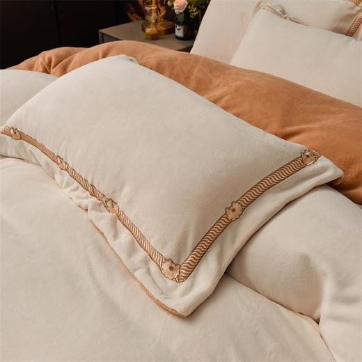 年货节！超厚高端全消光牛奶绒四件套加厚保暖双面绒婴儿绒冬季床上四件套 商品图1