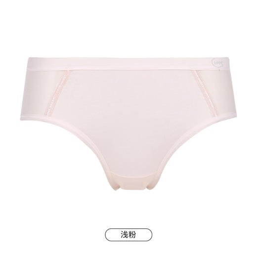 都市丽人时尚系列舒肤棉内裤女100S棉纯棉女士内裤低腰三角内裤LK43D5 商品图6