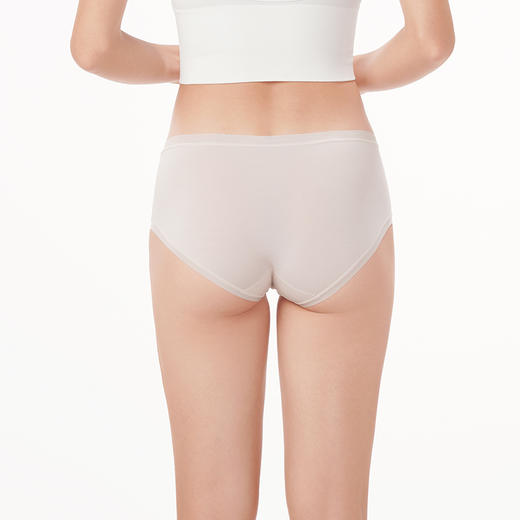 都市丽人基础木代尔系列纤柔绵内裤女100S莫代尔女士内裤低腰三角内裤LK43D8 商品图2