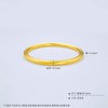 【限时克减150元】足金999.9 【油亮实心】古法传承(面宽约4.2-4.4mm)古法光圈古法素圈固口古法手镯(GFSZW00020-08)（预售产品下单后不退款不退货不换货不补差价） 商品缩略图3