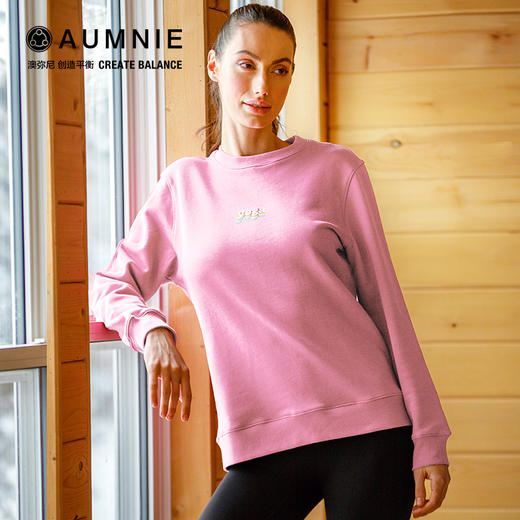 彩虹瑜伽卫衣   秋冬运动休闲罩衫 商品图5