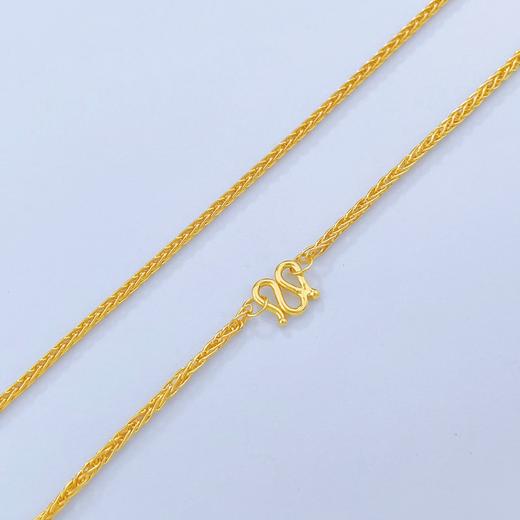 【限时克减150元】足金999.9 圆肖邦链项链(XL00014-11)补差价）补差价）预售产品下单后不退款不退货不换货不补差价 商品图0