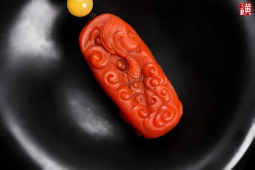 南红【瑞龙戏珠】吊坠 配精美编织挂绳 商品图1