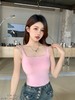 【GZ】无忧购法式复古时尚百搭一体固定杯吊带背心8385#（截单后7天发货) 商品缩略图0